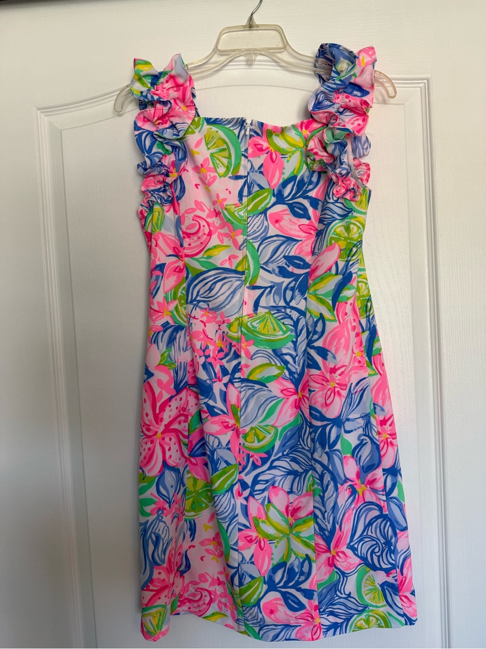 Lilly Pulitzer Pink Blue Green Floral Dress